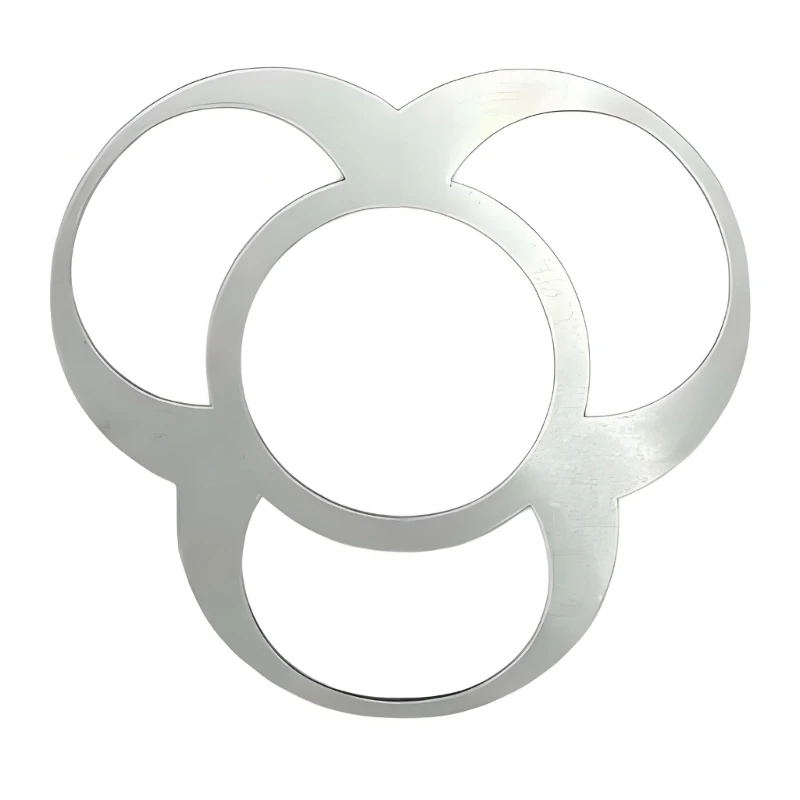 Elegant Alloy Kick Drum Hole Guard Drum Shell Port Hole Protector for Enhancing Sound Performances and Longevity