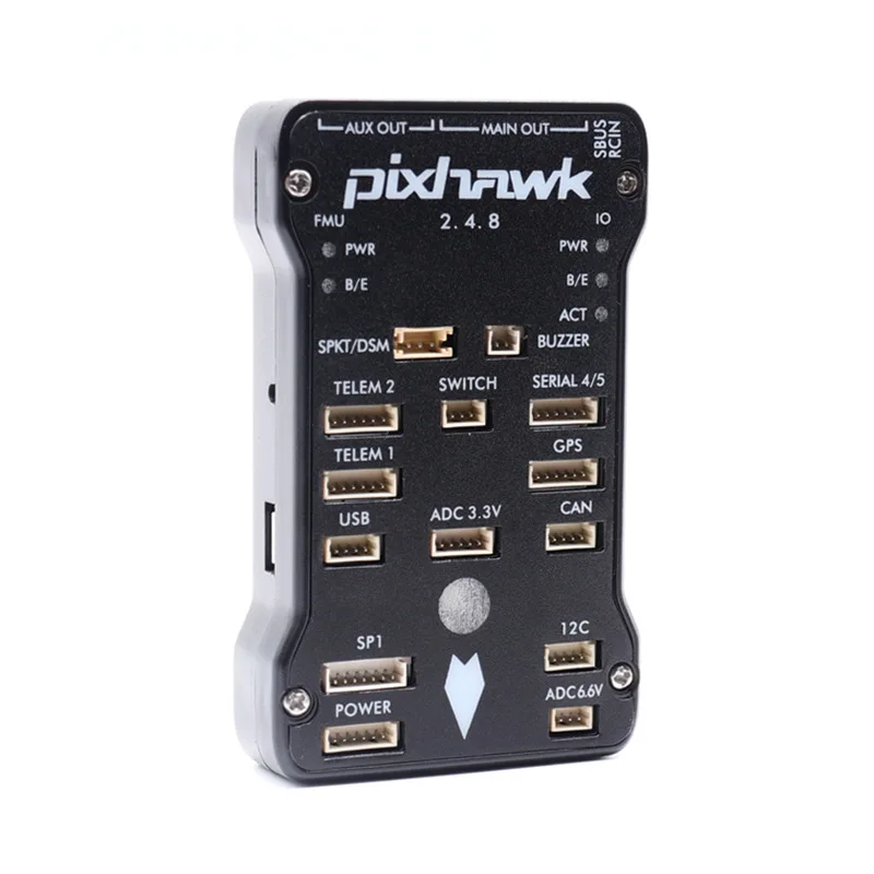 Pixhawk 2.4.8 PX4 Controlador de vuelo PIX de 32 bits, versión simplificada de cuadricóptero/multirotor/ala fija