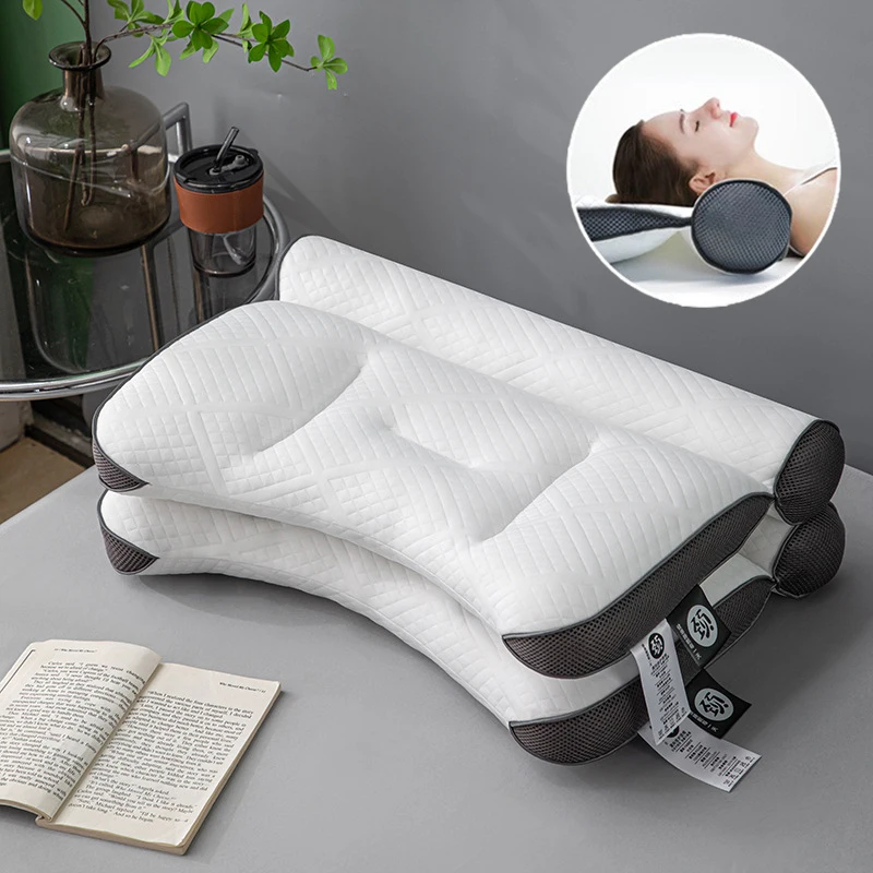 Soft Memory Pillow Slow Rebound Neck Shoulder Relax Comfortable Cervical Helps Sleep Problem Ergonomic Pillow for Children Adult