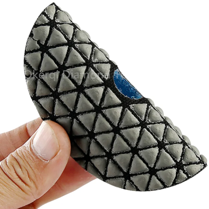 7-teiliges Set 3 Zoll 4 Zoll Trocken-Polierpads Scharfe Flexible Polierpads für Granit, Marmor, Stein, Beton Schleifscheibe – Detail 8