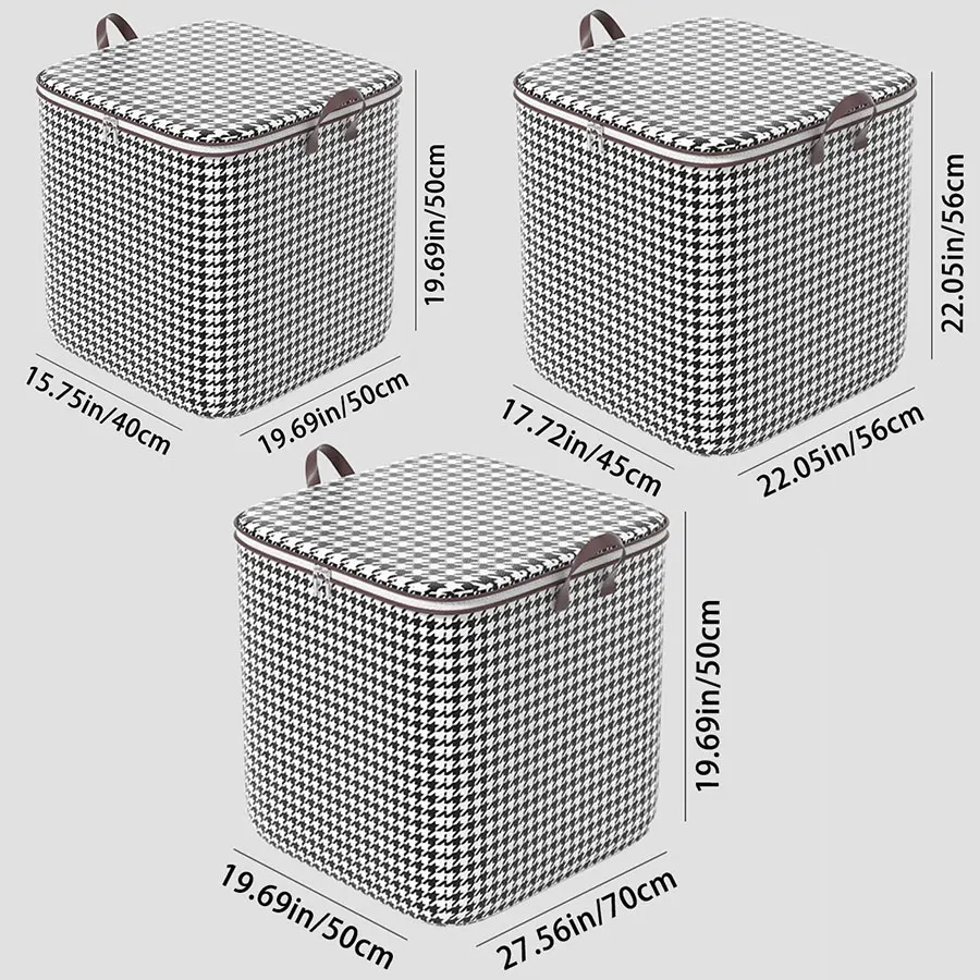 كيس تغليف اللحاف القطني، وحقيبة تنظيم خزانة الملابس، وحقيبة الأمتعة المتحركة، وحقيبة تخزين منزلية مقاومة للماء والرطوبة