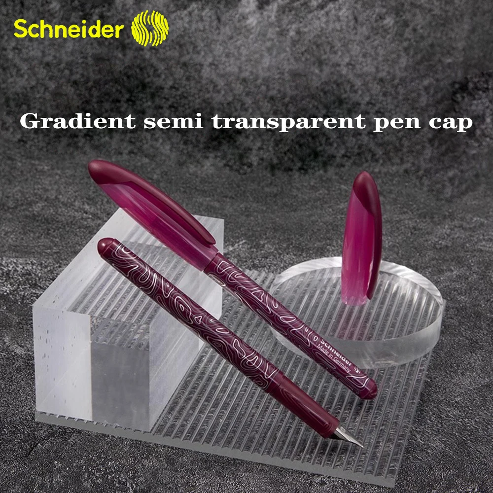 1PC ใหม่ Schneider Fountain Fen Opus Iridium ปากกา F (0.5 มม.) โรงเรียนที่มีประโยชน์ปากกาสําหรับเขียนอุปกรณ์สํานักงาน Kawaii เครื่องเขียน