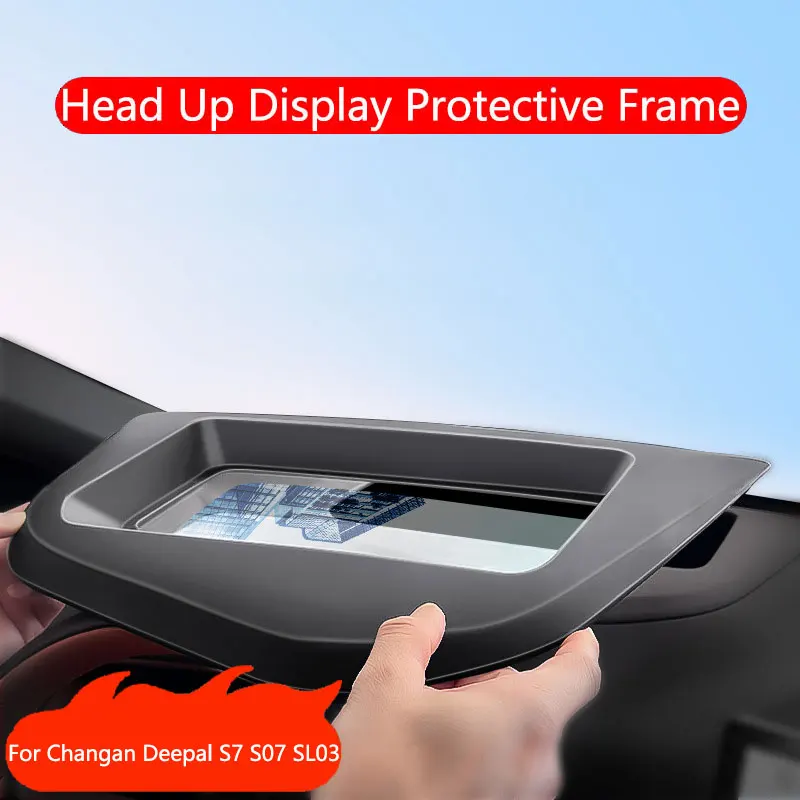 Car Head-up Display Protective Cover For Changan Deepal S7 S07 SL03 2022 2023 2024 Central HUD Dust Cover Auto Accessories