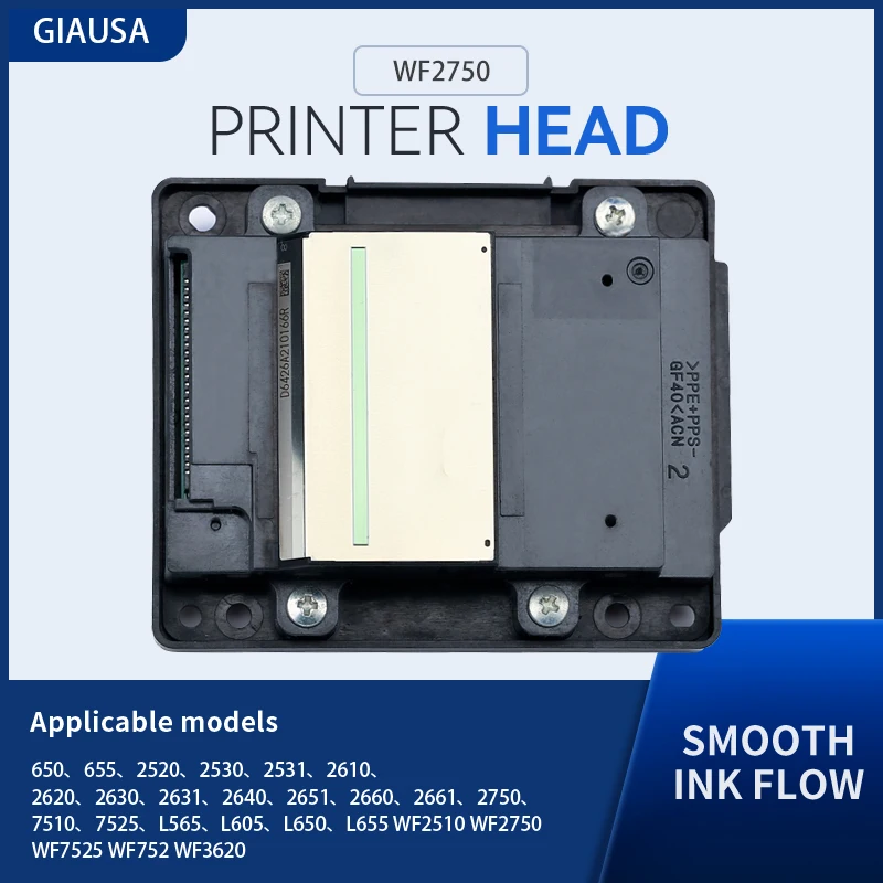 

Печатающая головка WF2750, печатающая головка для принтера Epson L650 L655 WF2510 WF2750 WF7525 WF7525 WF3620 L565 L605 2750 7510 7525 2660