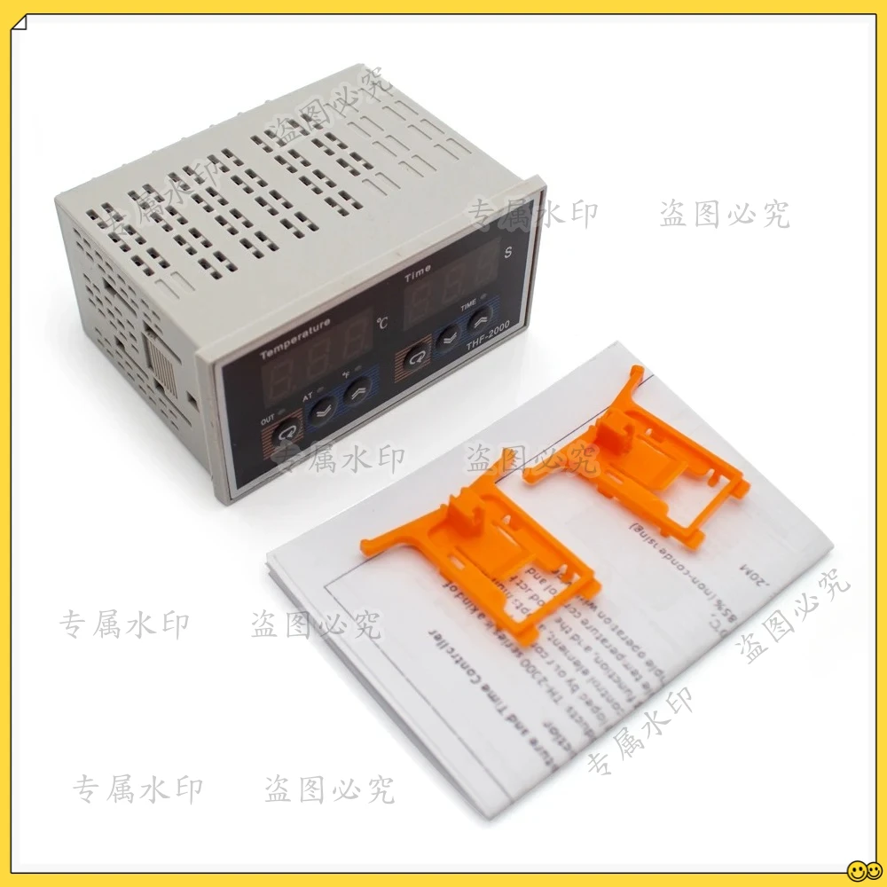 THF-2000 Electrical Thermostat Time and Temperature Integrated Control Digital Display PID Controller K Type Relay/SSR AC85-265V