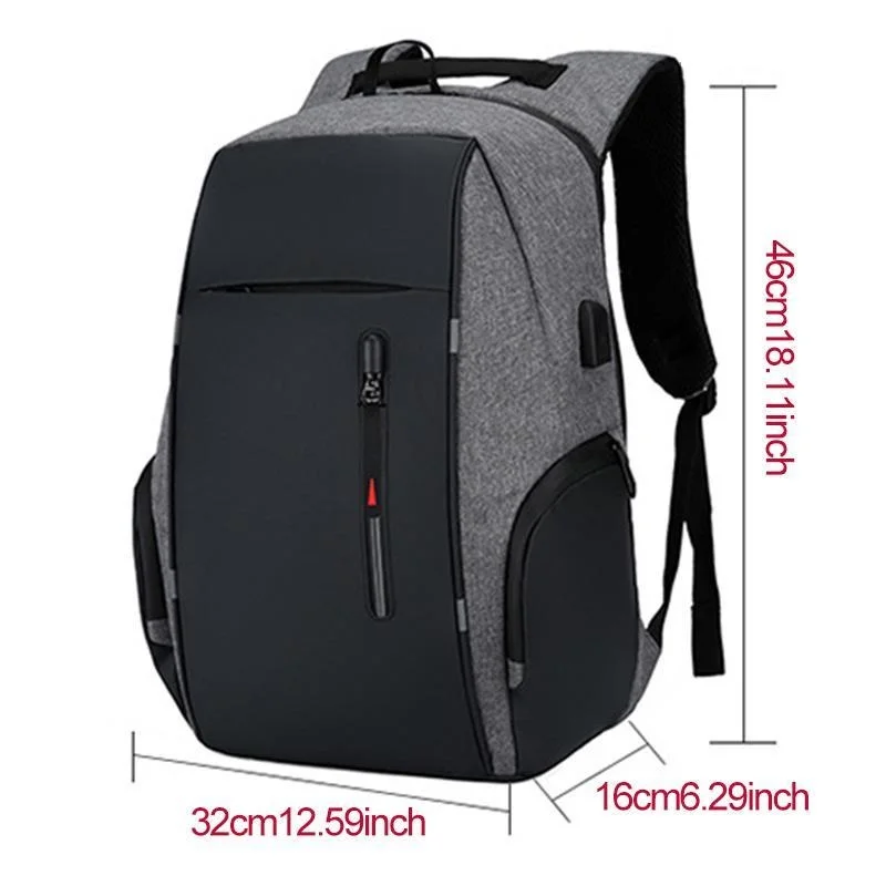 Travel Laptop Backpack, Business Durable Laptop Backpack, Waterproof Large Capacity College School Computer Bag  Gifts