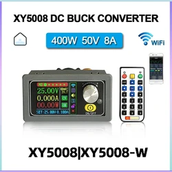 XY5008/XY5008W DC Buck Converter Adjustable CC CV 50V 8A 400W Power Supply Module WIFI APP Variable Step-Down Voltage Regulator