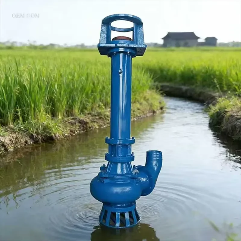 High Quality Vertical Submersible Slurry Pump-High Chromium Impeller Sprinkler Pump Three-Phase Motor for