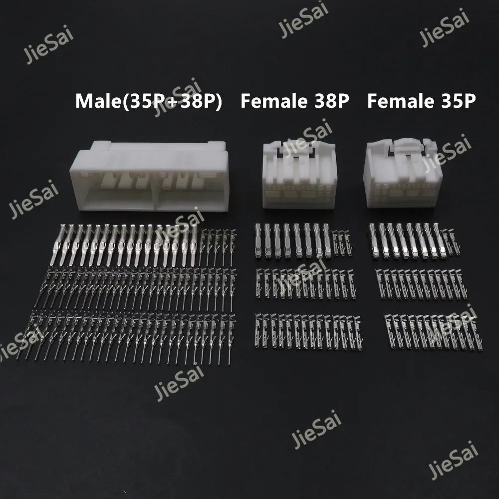 35 Pin 38 Pin Automobile Connectors 2188701-1 2188698-1 Car DSP Amplifier CD Power Plug With Terminals For Hyundai Kia