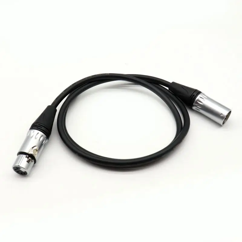 كابل DMX متين ذو 5 دبابيس، سلك تحكم XLR ذو 5 نواة لإضاءة الأحداث المباشرة وأنظمة الصوت ومعدات المسرح (1 م/2 م/3 م/5 م)