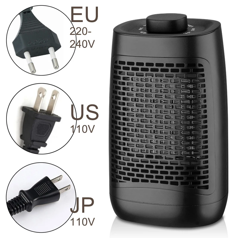Kenop Pemanas Kartun Kipas Mini Pemanas Desktop Kipas Pemanas Listrik Standar Eropa Standar Amerika Standar Jepang