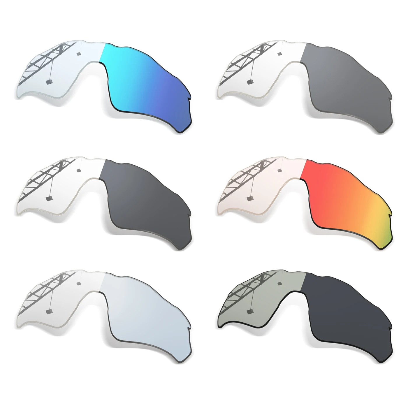 Premium POLARIZED Replacement Lenses for Oakley Radar EV Path OO9208 Radar EV Path AF OO9275 - Compatible with Oakley Sunglasses