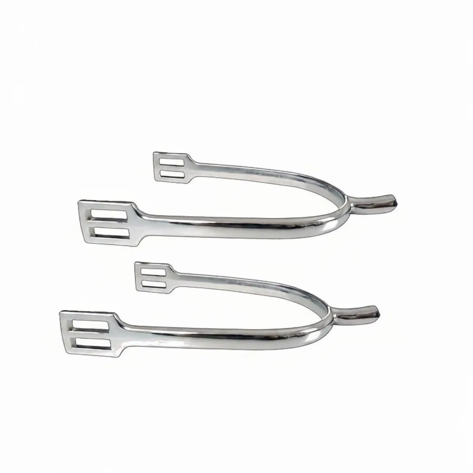 Durable Metal Equestrian Spurs Sleek Riding Accessory Horse Racing Equipment for Competition and Practice
