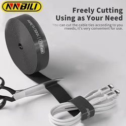 NNBILI Cable Organizer Wire Winder USB Cable Management Protector Earphone Mouse Cord Ties Phone Accessory for iPhone Samsung 