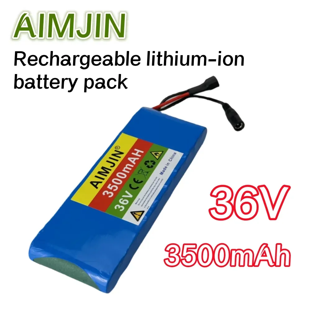 

NEW 36V 6800mAh 10S1P 18650 lithium-ion Rechargeable Battery Pack 20A with BMS scooter and bicycle