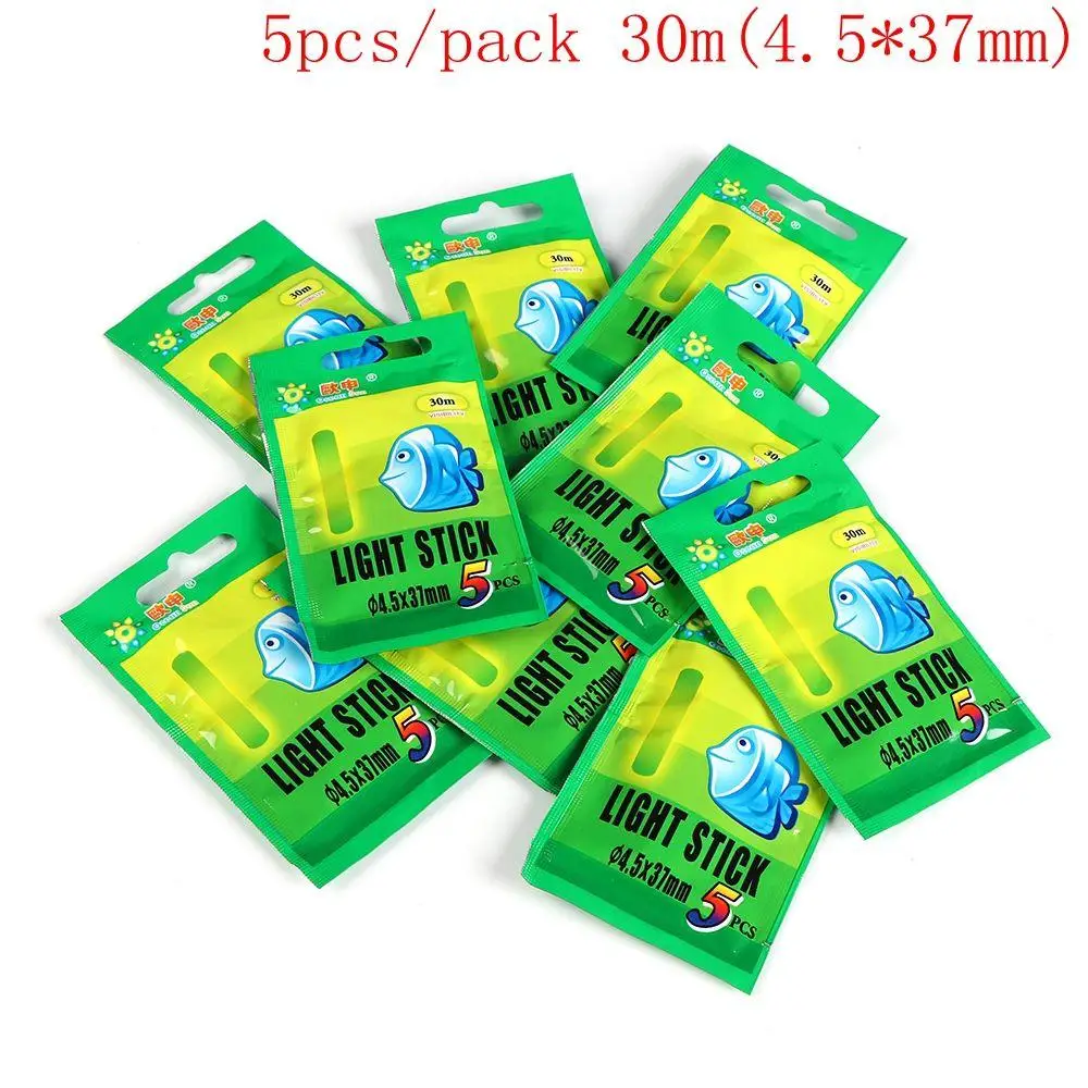 50pcs Hot Sell Useful Clip on Lightstick Fishing Float Dark Glow Stick Fluorescent Light