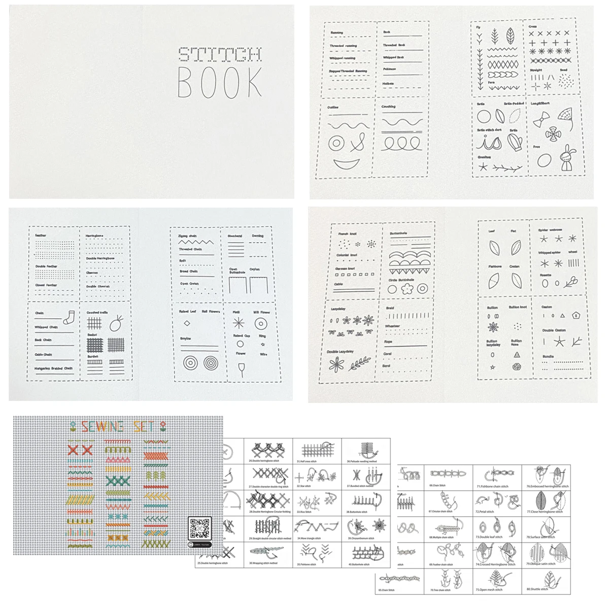 DIY Kreatives Nähset, Stickbuch für Anfänger – Lernen und üben Sie Handnähtechniken – Detail 9
