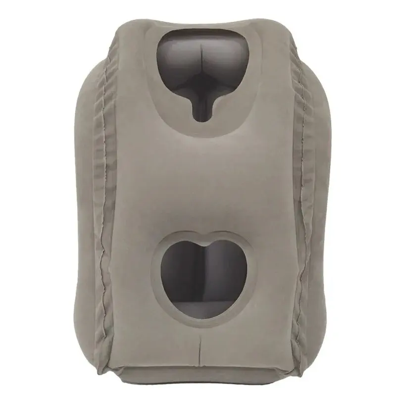 1pc PVC Inflatable Travel Pillow,Portable Headrest,Chin Support,Cushionfor Airplane,Car,Train,Office,Neck Head Nap Pillows,