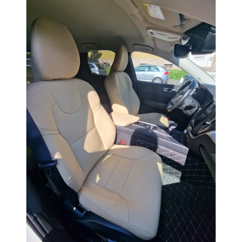 

Full Set Accessory Custom Fit for 2015-2024 XC60 Car Seat Kits Covers Luxury Leather Waterproof Vehicle Cushion Cover