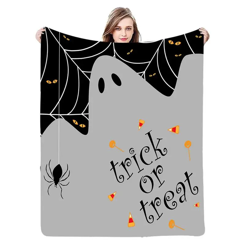 Halloween Throw Blanket 39 X 59 Inch Throw Blanket Halloween Decoration Fleece Blanket For Home Living Room Bed Chair Decor