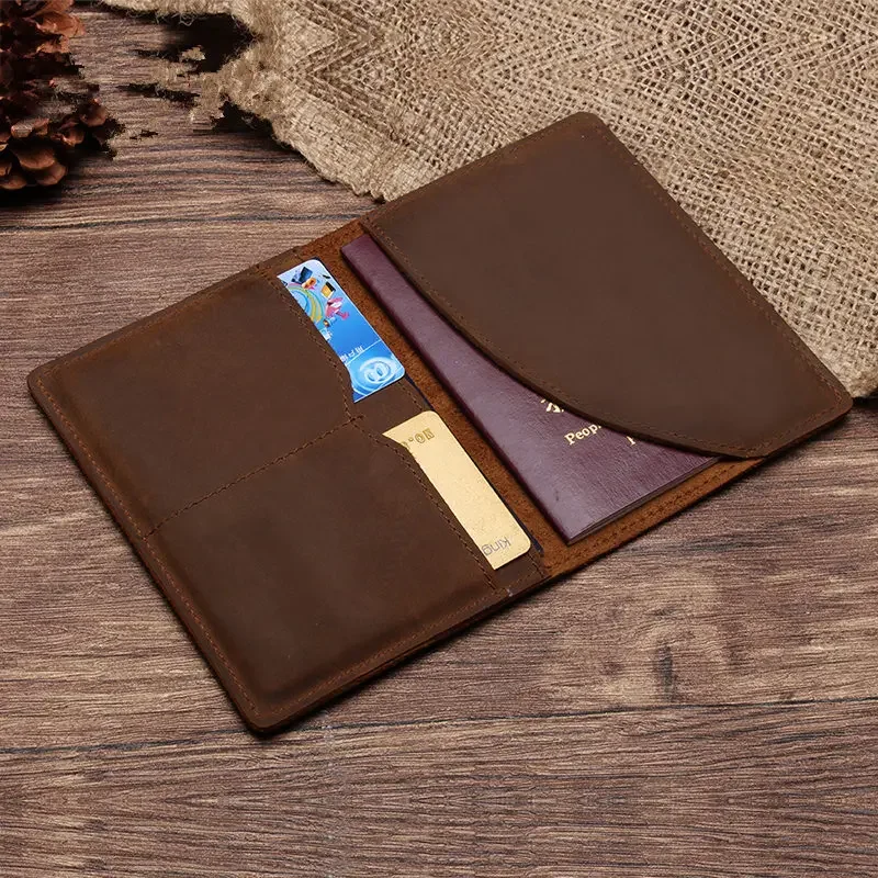 

Nesitu 2017 New Vintage Real Skin Genuine Leather Men Passport Cover Passport Holder Man Wallet Credit Card Holder #M018