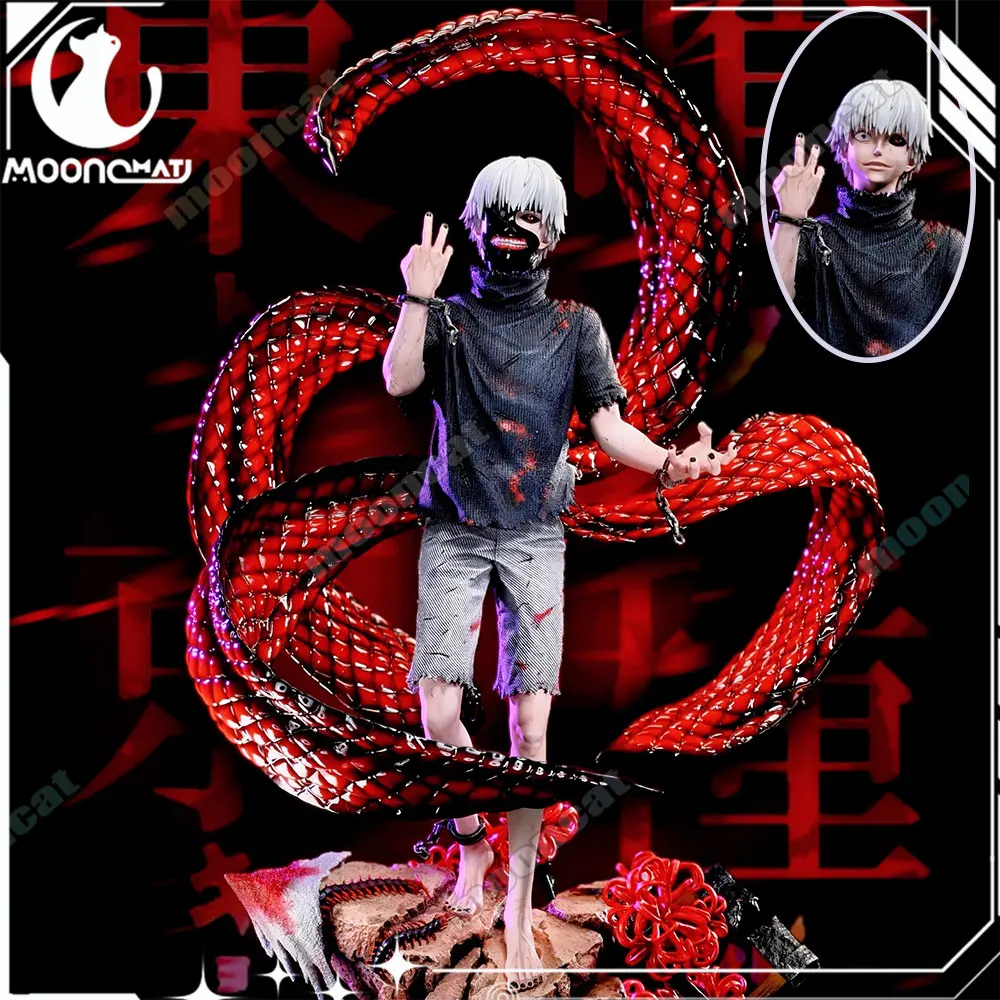 Tokyo Ghoul Figures Kaneki Ken Anime Figure Pvc Gk Statue Model Changeable Ornament Collection Rooms Desk Decoration Toys Gifts