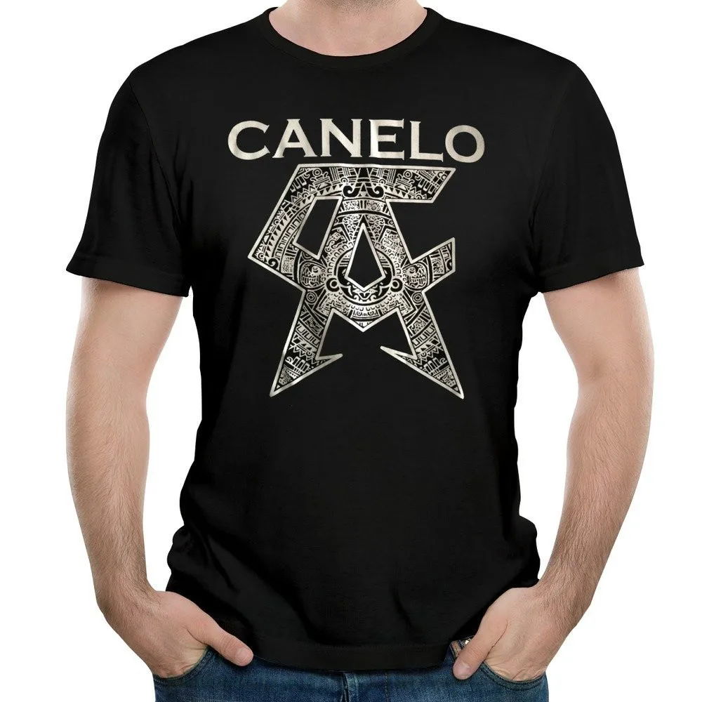 

Fashion Classical Mexican boxer Canelo Alvarez Logo T Shirt. Short Sleeve 100% Cotton Casual T-shirts Loose Top Size S-3XL