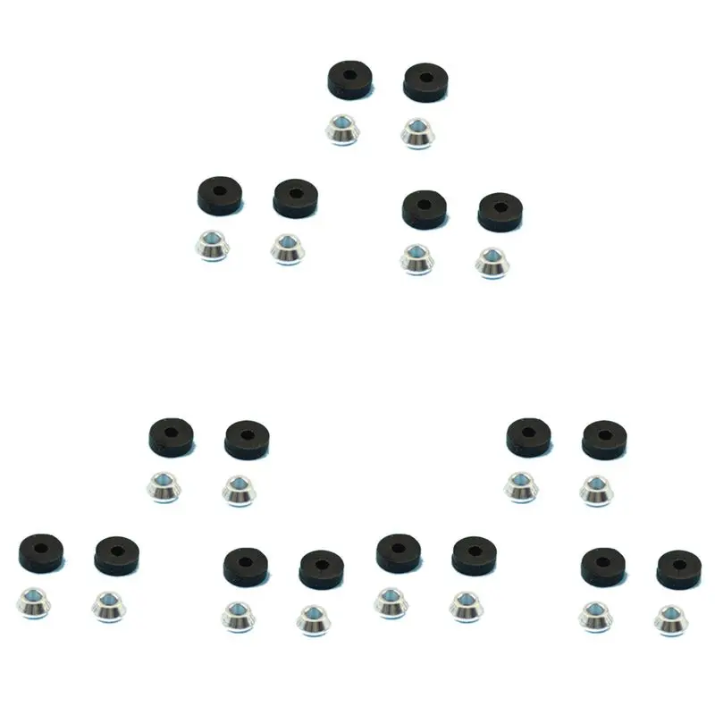 B78B-18Pcs Rubber Ring Set For Wltoys V966 V977 XK K110 K120 RC Helicopter Airplane Drone Spare Parts Accessories