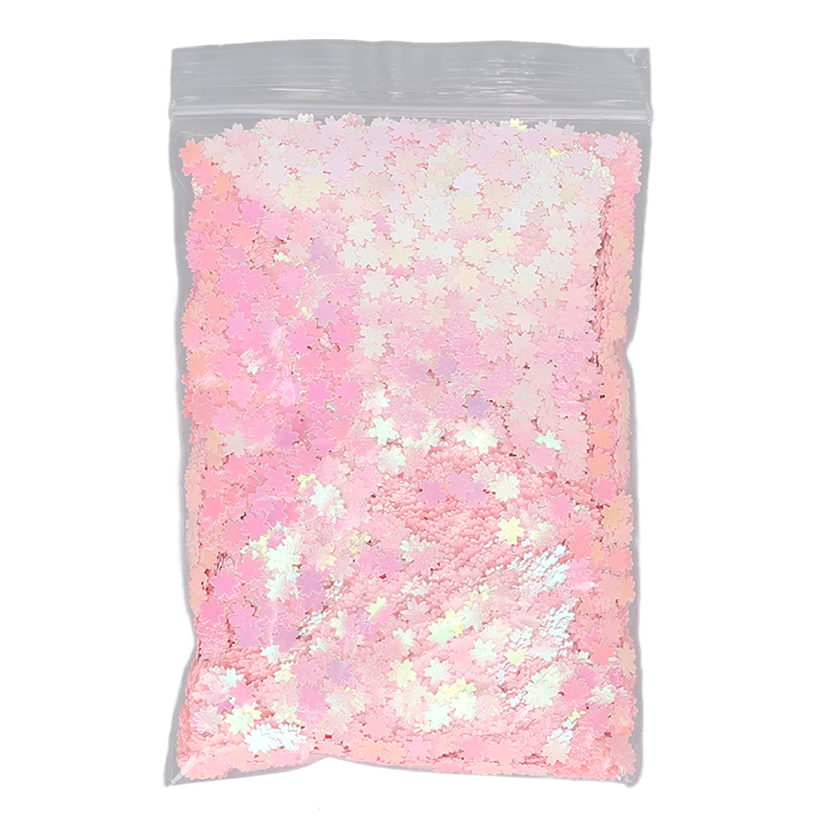 

Clearance Deal Nail Glitter Sequins Nail Art Glitter Flakes Cherry Shape Sparkling Manicure Decoration Sequins Pink 50g