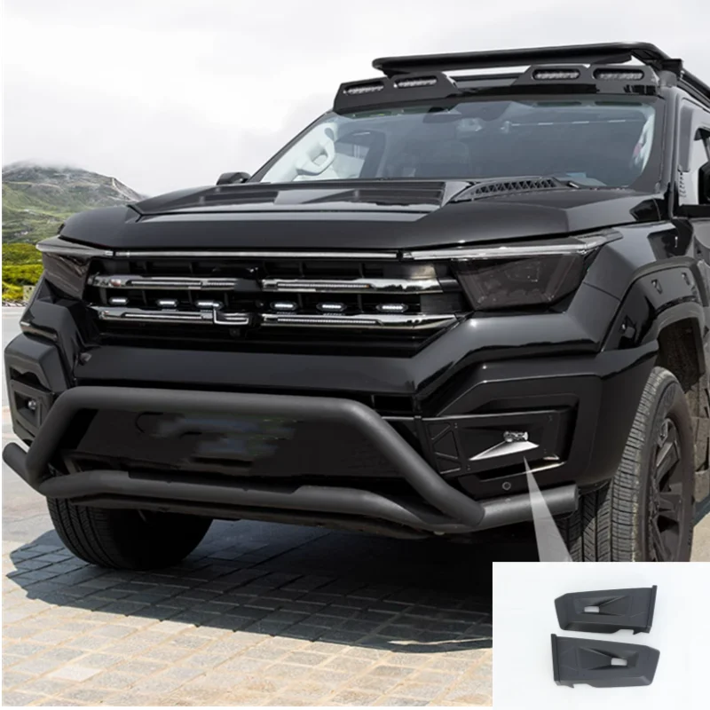 

Внешние аксессуары для GWM Great Wall TANK 400 2023 2024, передние противотуманные фары, лампы, украшение для век, бровей