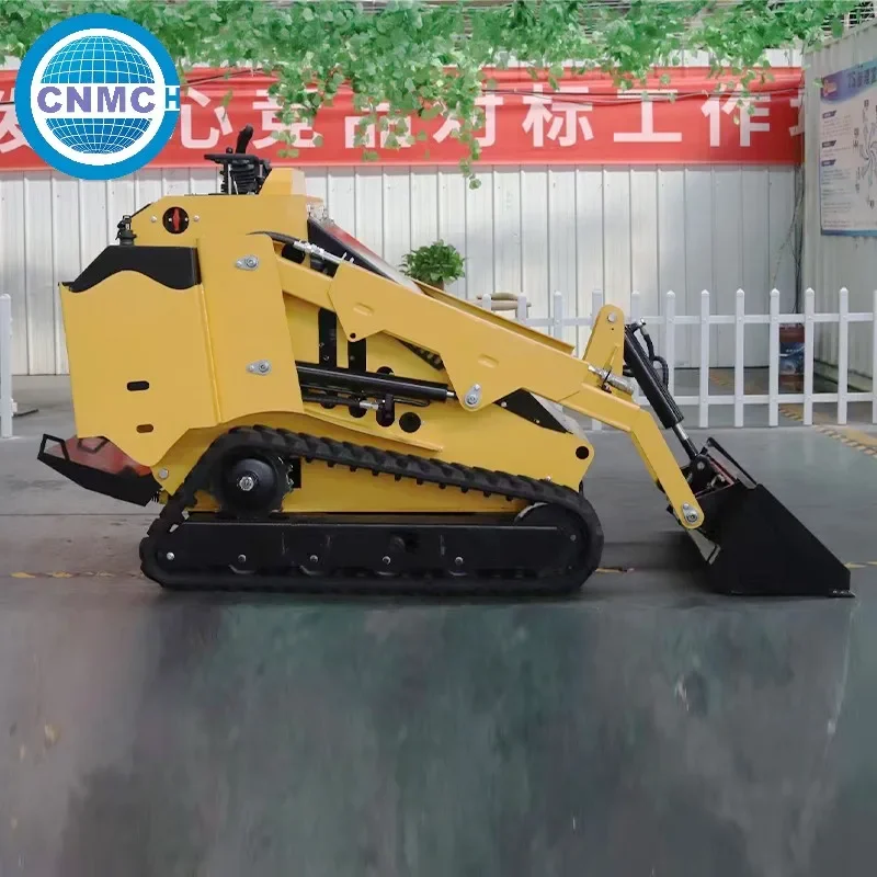 CNM-750 Crawler Skid Steer Loader Compact Stand-on Mini Skid Steer Loader CE EPA Certified Customized Skid Steer for Farm