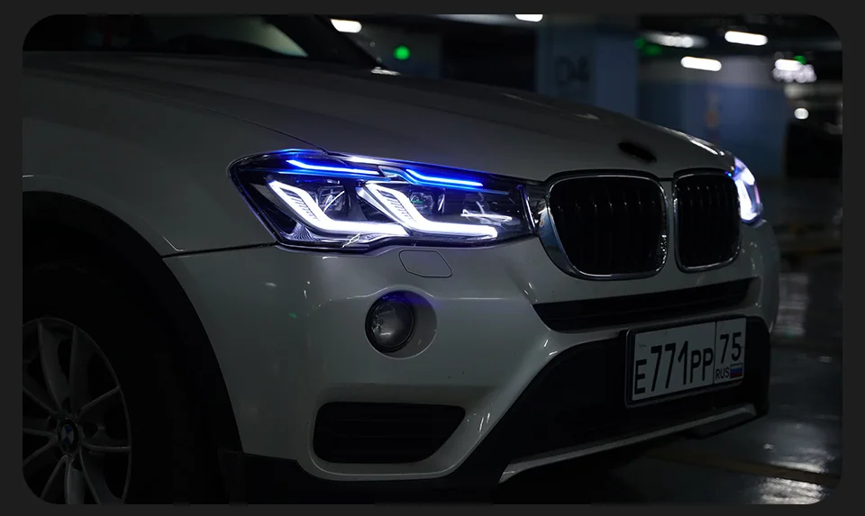 Car Lights for BMW X3 F25 LED Headlight 2014-2017 X4 F26 Head Lamp Drl Projector Lens Automotive