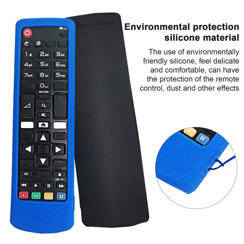 Convenient Lightweight Remote Control Cover Case Flexible Full TV Remote Control Protective Cover Silicone Case