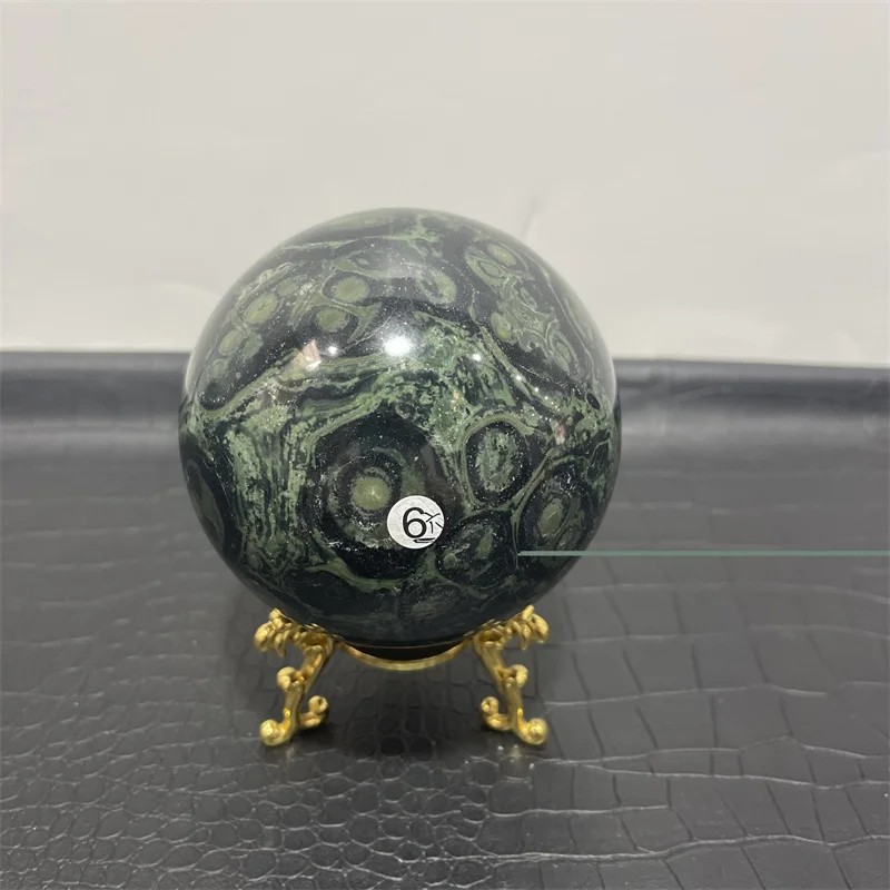 9.6cm Natural Crystal Peacock Eye Stone Balls Decorate The Home Garden