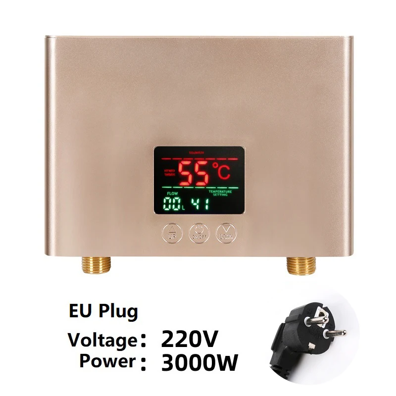 110 V/220 V Doorstroomverwarmer 3000 W/5500 W Wandgemonteerde Elektrische Kachels voor Badkamer Warmwater Douche en Thuis Keuken Verwarming