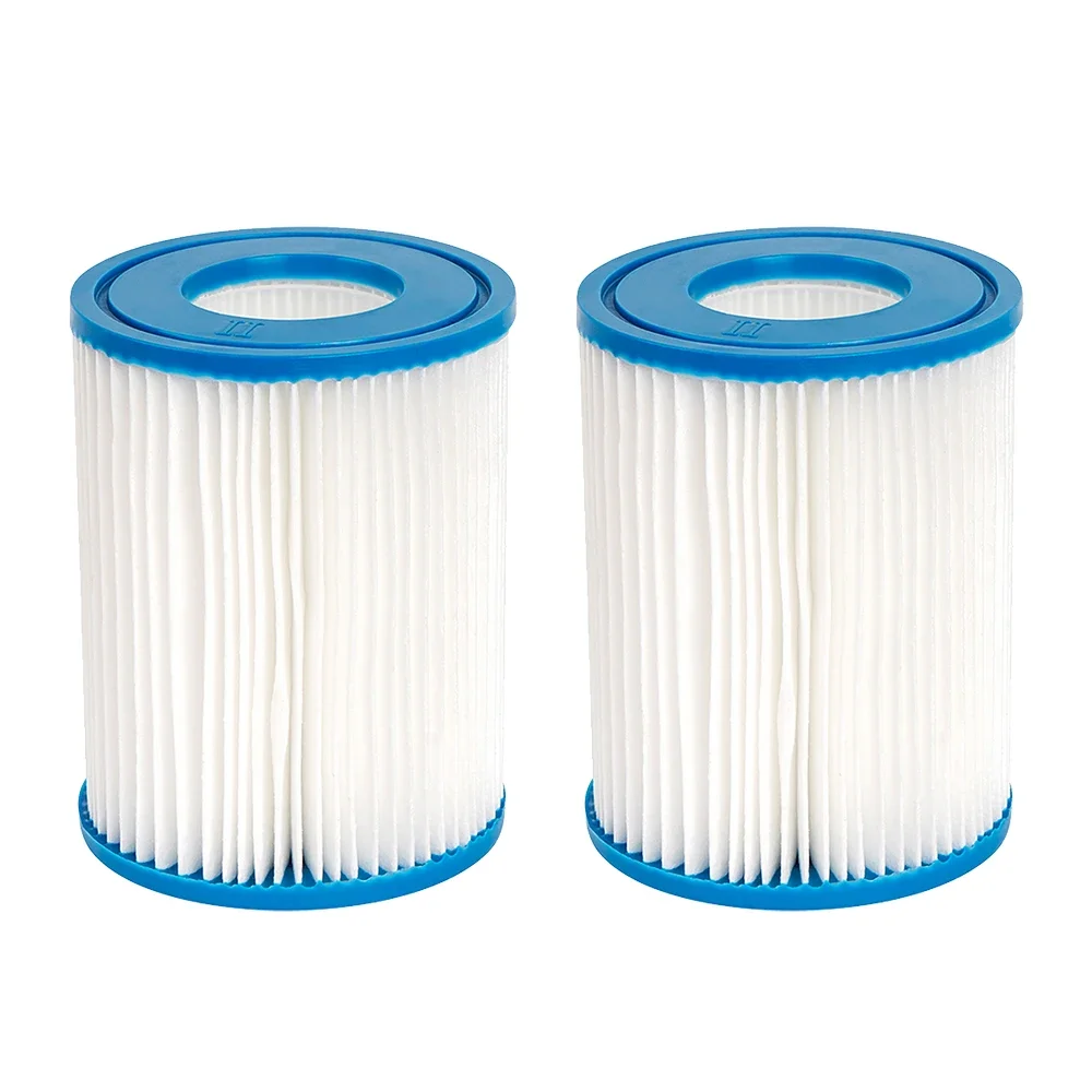 خرطوشة فلتر من النوع الثاني لحمام السباحة Bestway 58094، فلتر أحواض استحمام ساخن بديل متوافق مع مضخة مرشح Lay Z SPA