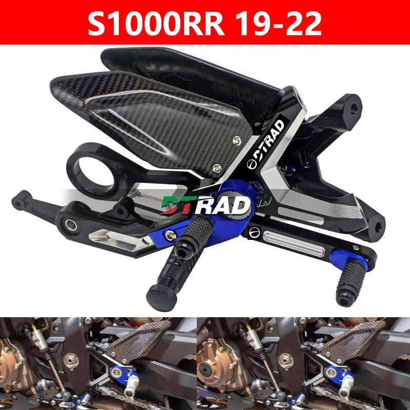 For the BMW 1000RR 2019-2022 pedal assembly, the 100% carbon fiber guard protects the power and is easy to install and easy to i