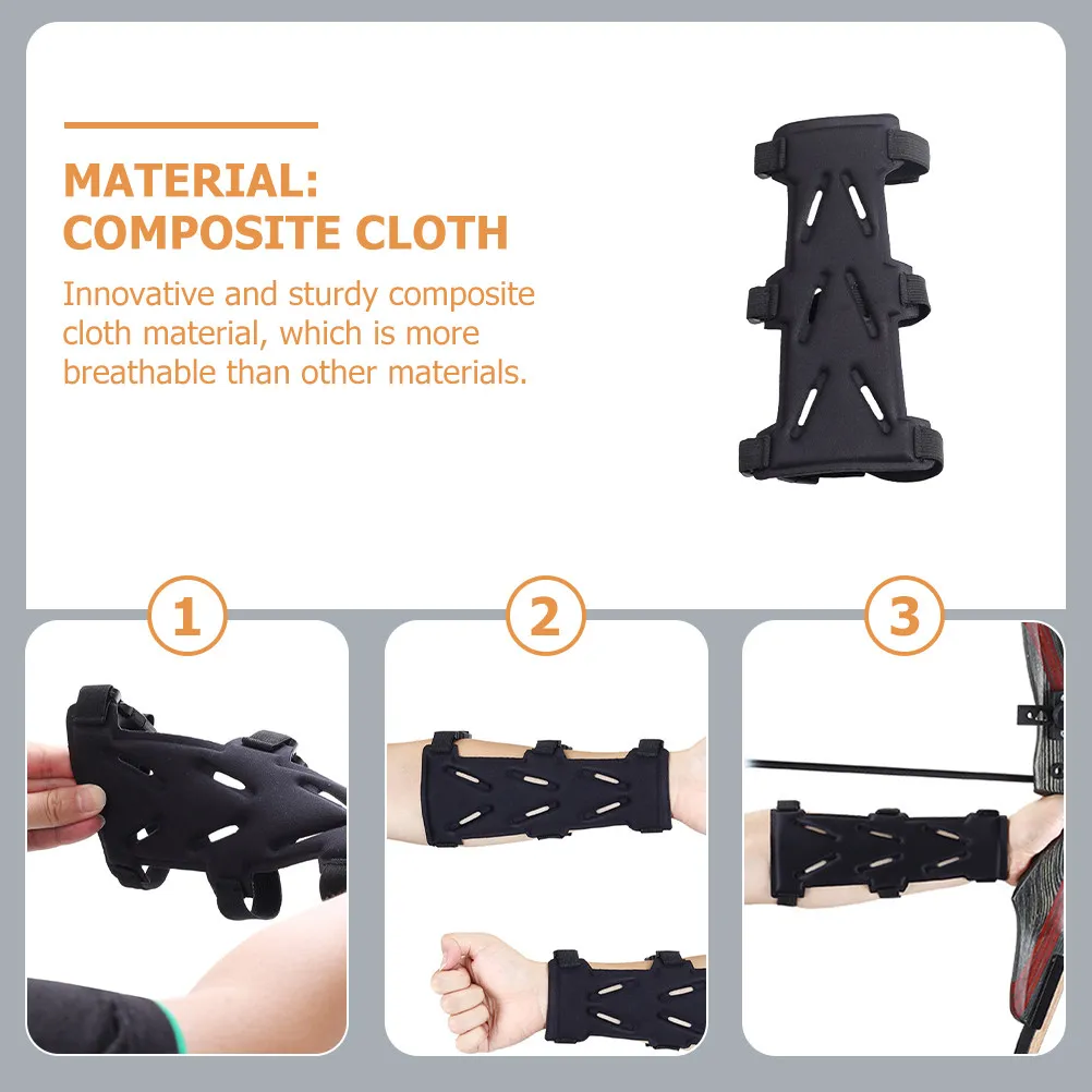 

Защитные накладки на руки для стрельбы из лука: дышащие, гладкие, долговечные, с утолщенными вставками для максимальной защиты, снаряжение для активного отдыха