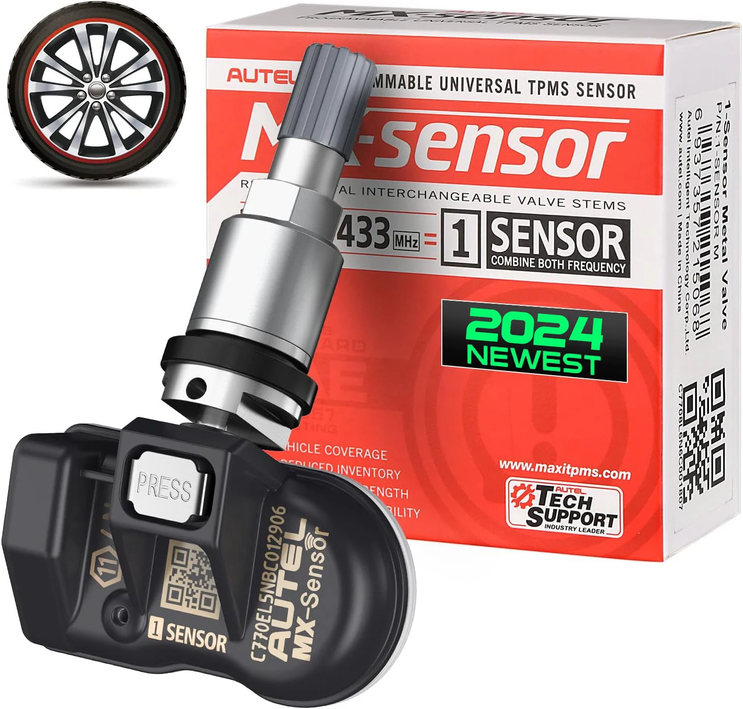 Autel MX-Sensor 315: The Reliable TPMS Sensor for Professional Reprogramming and Long-Term Tire Monitoring