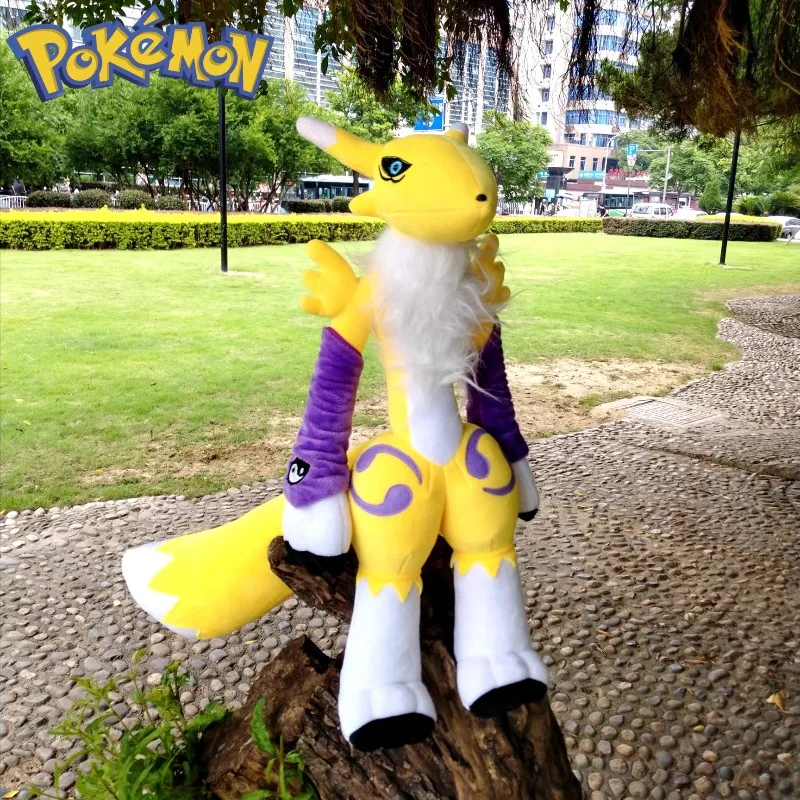 

45 см Renamon Digimon аниме плюшевая кукла мультфильм Peluche украшение комнаты плюшевая подушка орнамент детский праздничный подарок