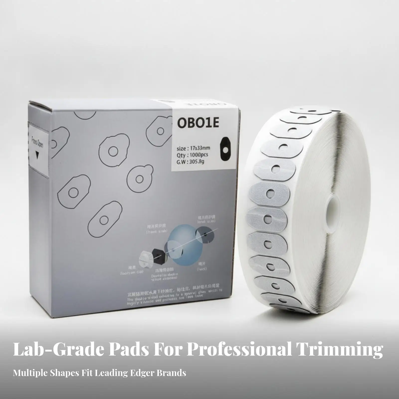 Double Sided Adhesive Lens Polishing Patch Roll for Optical Shop Precision Lens Blocking and Fabrication Needs