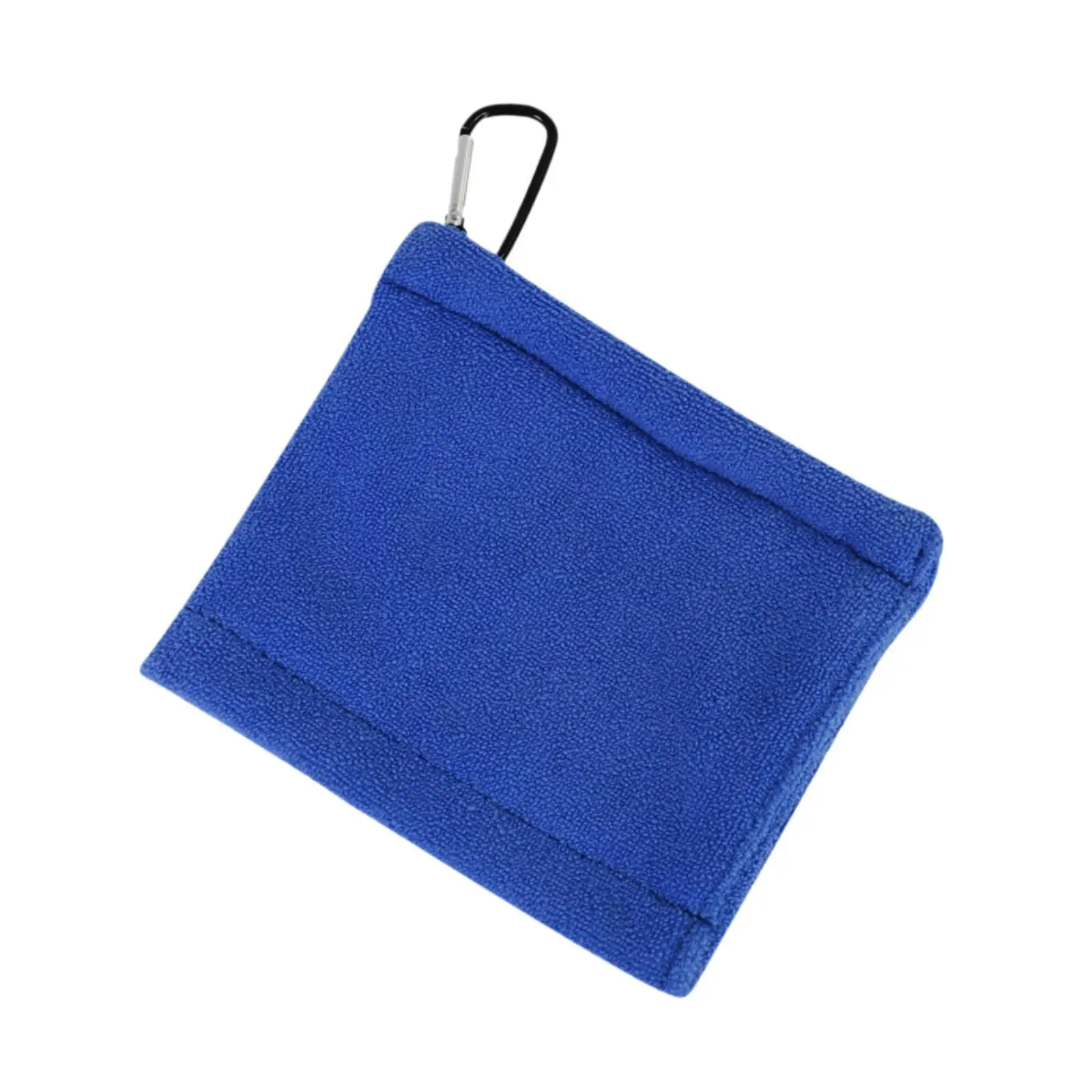 Golf Towel Golf Ball Cleaning Towel with Carabiner Hook Water Absorption Comfortable Microfiber Golf Ball Towel Golfer Gift