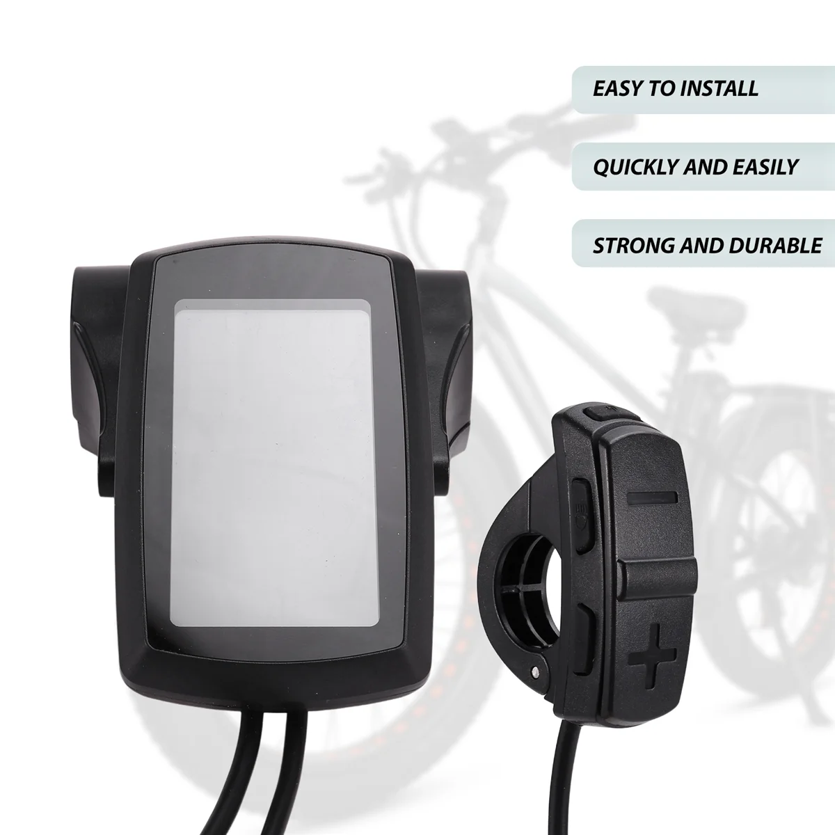 

T34C Ebike 80C LCD Meter Intelligent Control Panel Display Speed Control Panel E-Bike Instrument Electric Bike Controller