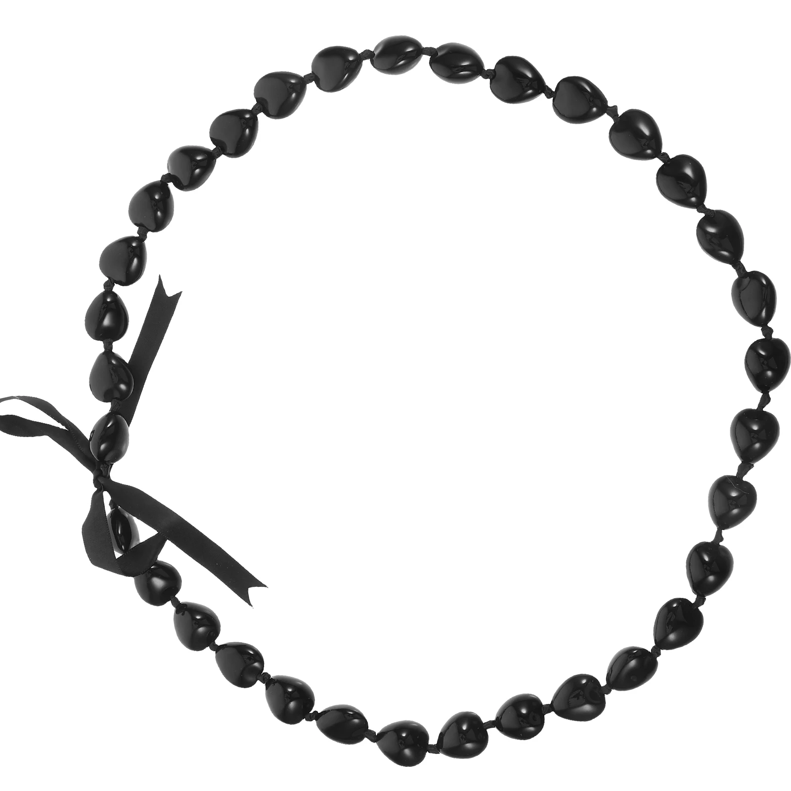 

Necklace Acrylic Bead Beaded Graduation Pendant Nut Theme Black Decorations for Party Adults Miss