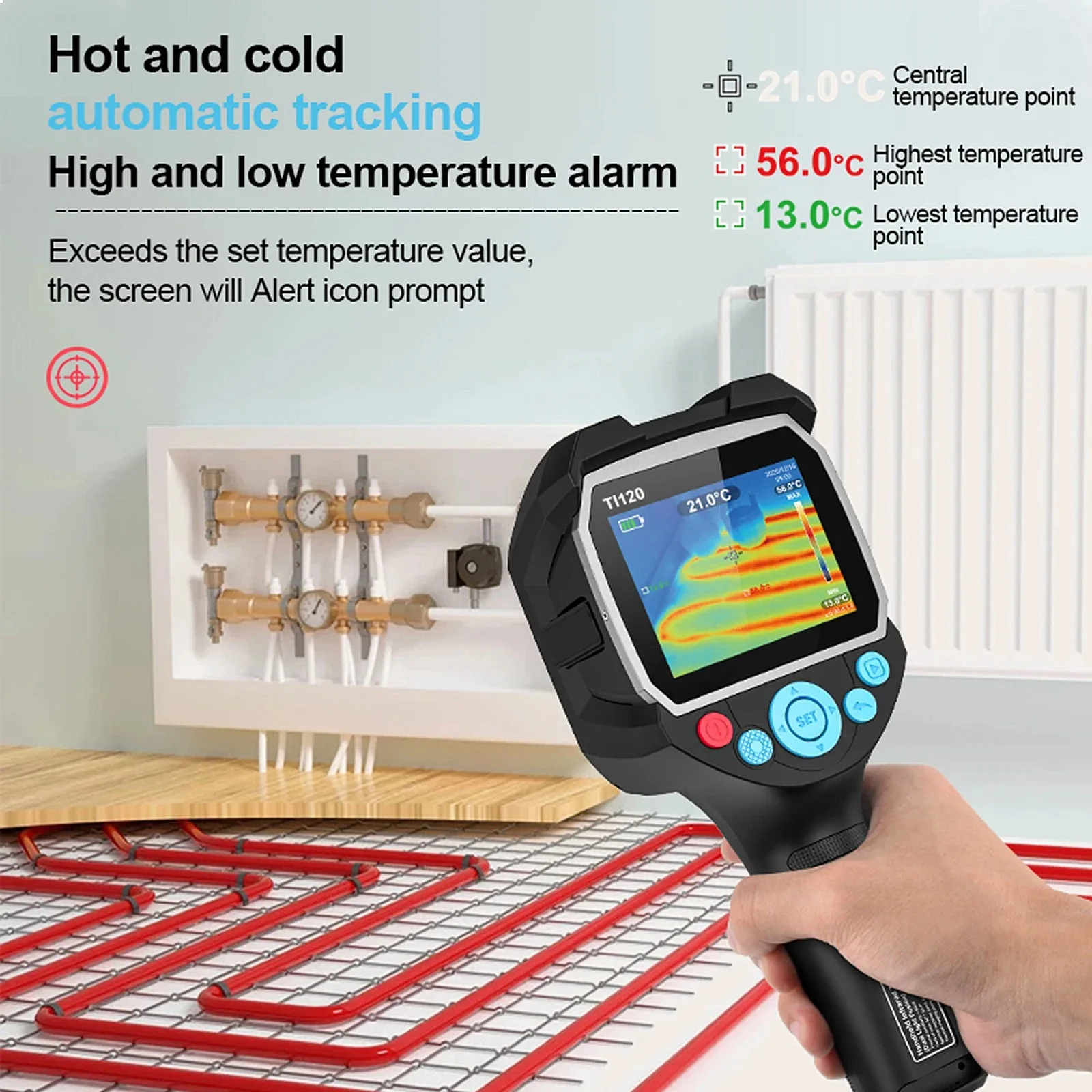 Ti20 Professional Infrared Thermal Imager High Resolution Thermal Camera for Industrial Circuit Testing