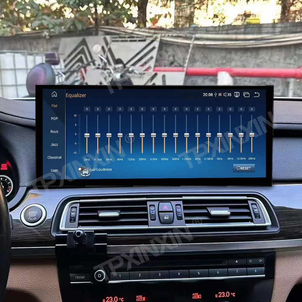 15.8 بوصة 2K HD شاشة CarPlay أندرويد 13 لسيارات BMW 7 Series 2011-2017 كوالكوم راديو السيارة مشغل وسائط متعددة GPS Navi Head Unit #4