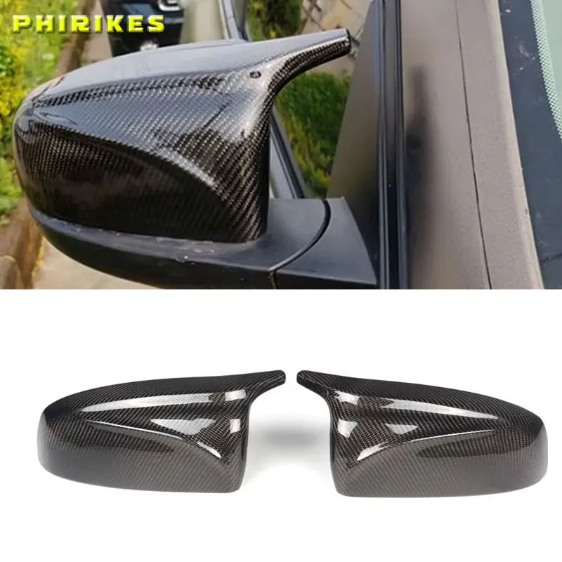 

Для BMW X5 E70 X6 E71 2007-13 крышки боковых зеркал глянцевый черный левый + правый