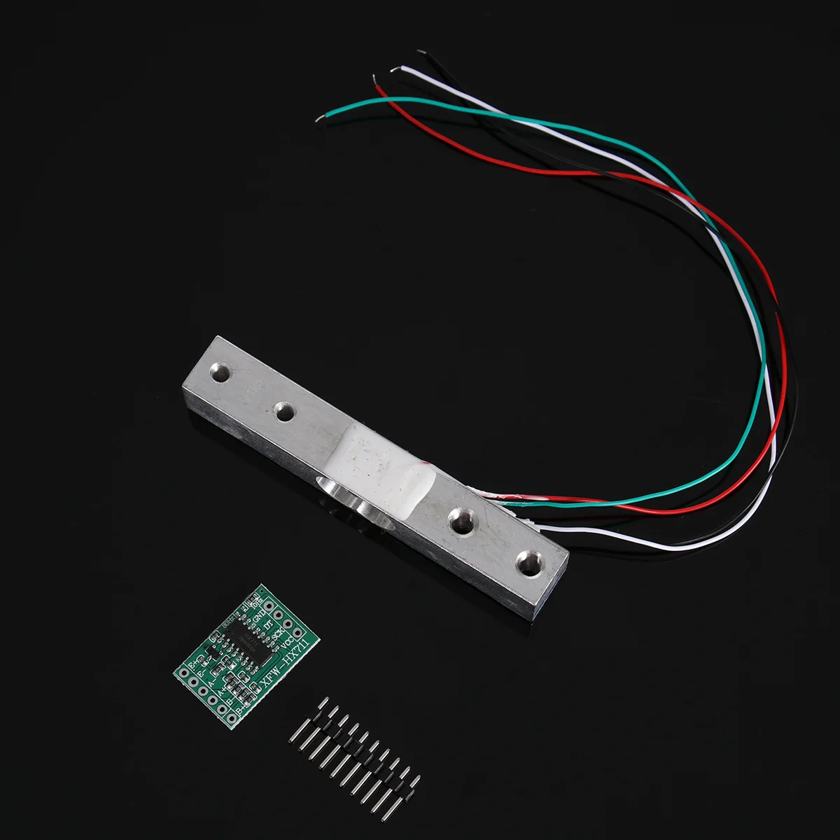 وحدة الاستشعار 5 كجم Hx711 محول الإعلان الدقيق لجسر كهربائي الاستشعار أخذ العينات الدقة وحدة الإعلان الأمامي