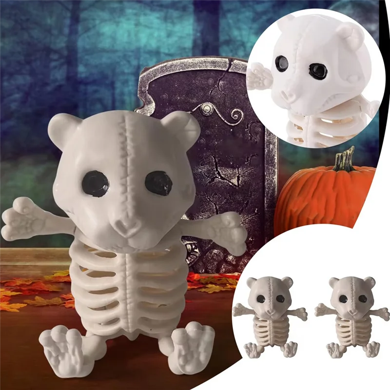 

ABRO-предметы для украшения дома, очаровательный скелет медведя, украшение стола и аксессуары, макет места на Хэллоуин