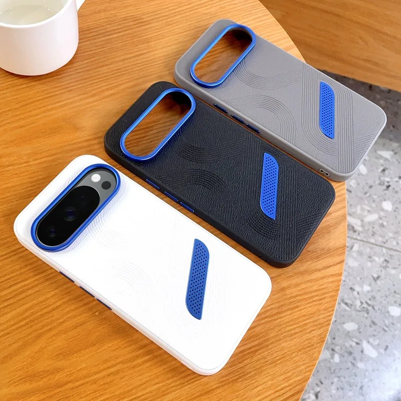 Fashion Simple Solid Color Leather Phone Case for Google Pixel 11 10 9 Pro XL/10A 9A with Protective Cover